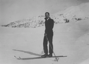 Umberto sciatore a Roccaraso