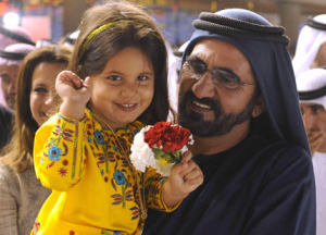 Lo sceicco con la figlia Al Jalila