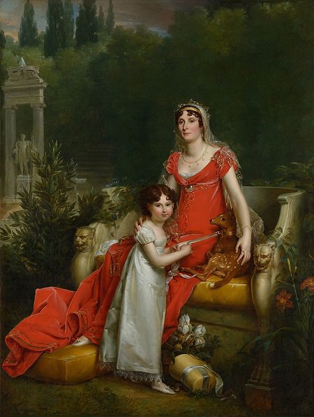figlio di Napoleone, Elisa e la figlia